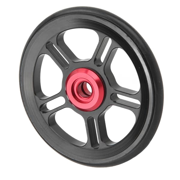 Fällbar Cykel Easywheel Aluminiumlegering Extra Hjul CNC-Skärning för Brompton 6cm