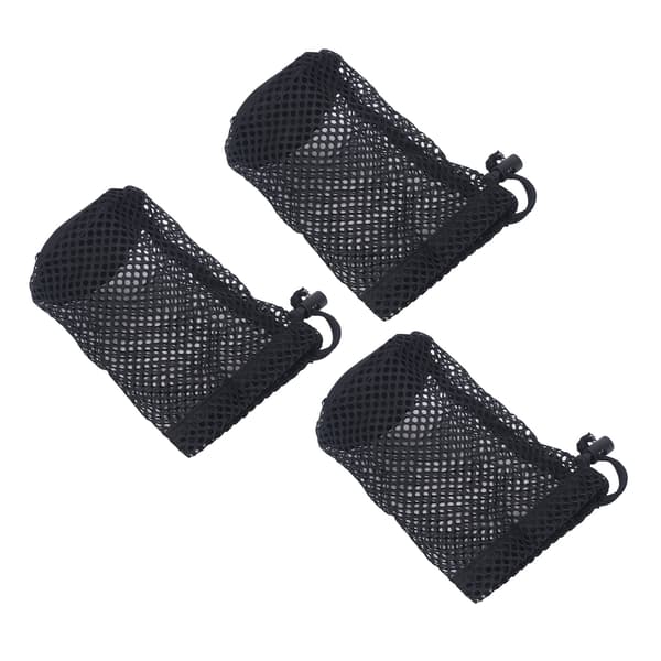 3 stk. Golf Mesh Taske Nylon Golfbold Net Taske Utility Tilbehør Organizer til 12 til 16 bolde