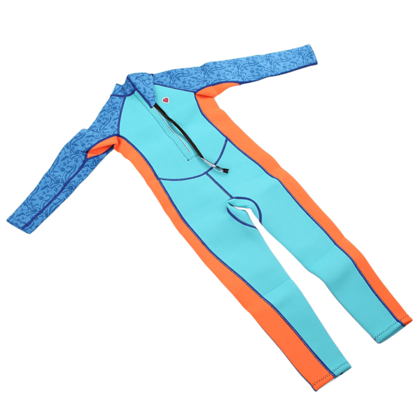 Barnvåtdräkt Varm Solskydd Långärmad 2,5 mm Neopren Toddler Surfing Våtdräkt för Flickor Pojkar Simning Dykning Snorkling Storlek 8