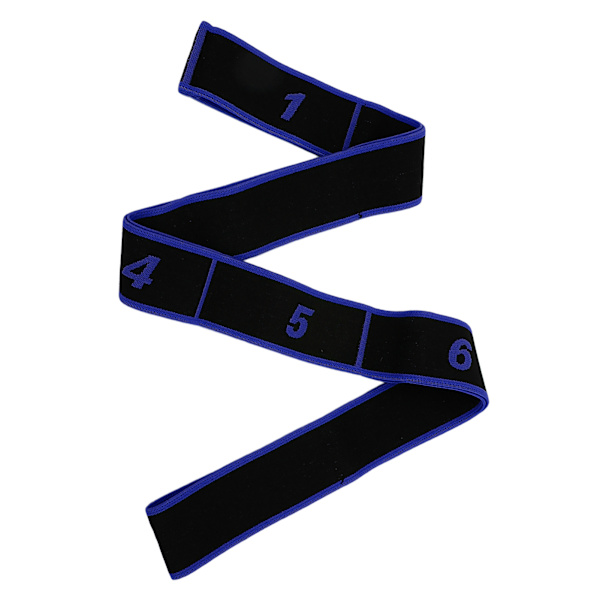 Stretchband Träningsfunktion Elastisk Flexibel Polyester Bomull Material DIY Kombinationsanvändning Stretchingverktyg för Barn Blå