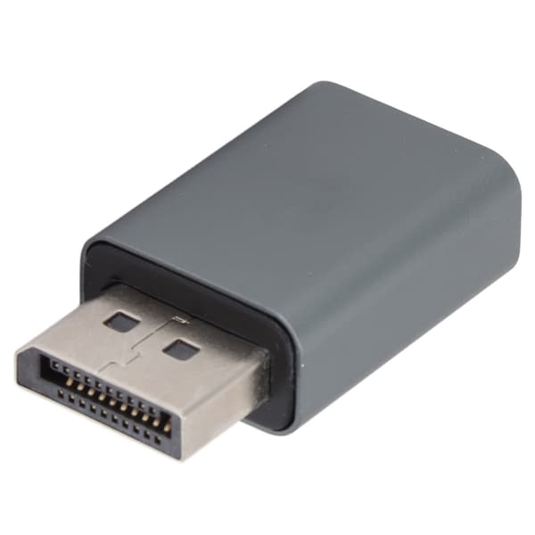 DisplayPort Adapter Aluminiumlegering DisplayPort Han til Mini DP Hun Adapter til Videooverførsel