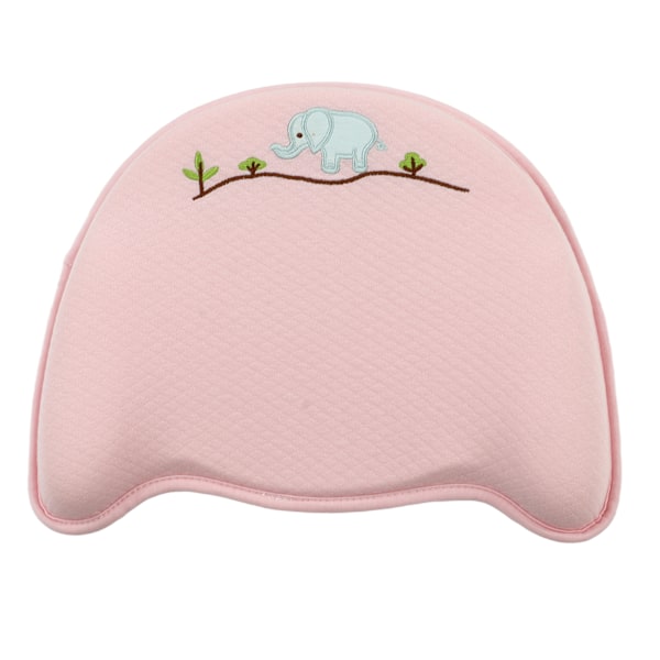 Baby Shaping Pillow Mjuk Andningsbar Ergonomisk Förebygga Platt Huvud Amning Sovkudde Rosa 11,61 X 9,06 X 0,79in