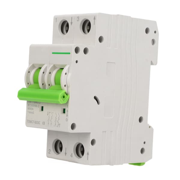 Solar PV-system afbryder Miniature DC550V Termisk Magnetisk Udløser Afbryder 2P 40A