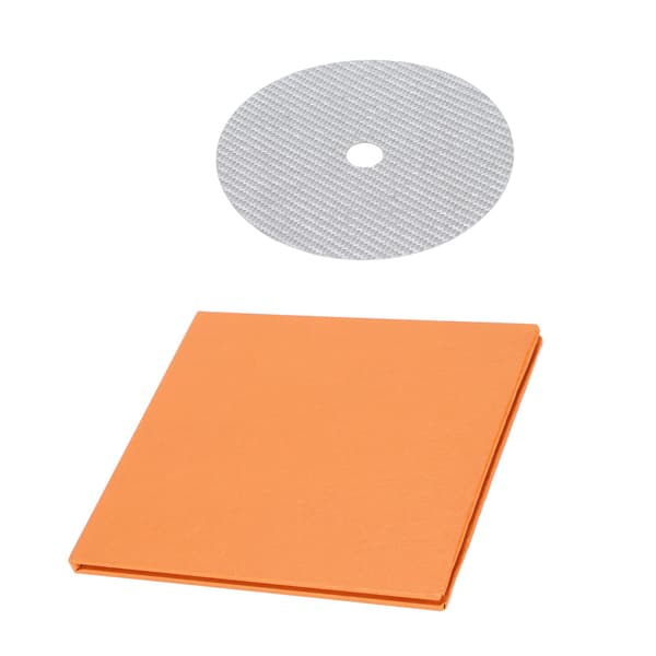 CD DVD Stabilisator Karbonfiber 0.2mm Tuning Matte Disk Stabilisator for Toppmatet Spiller Hvit
