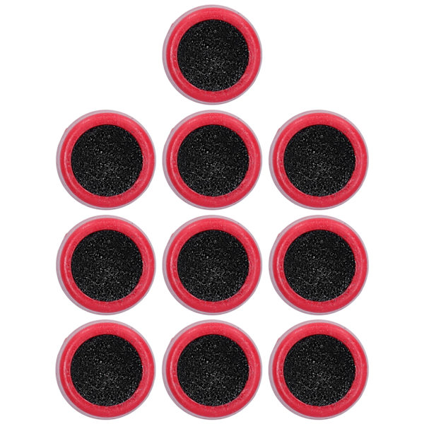 10 stk Snooker Billiard Pool Cue Tips Shaper Dobbeltsidet polermaskine Burnisher Trimmere