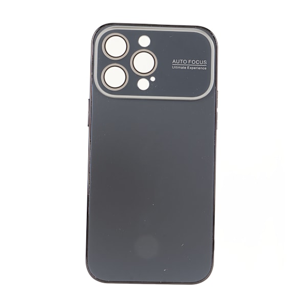 Elektropläterat phone case Stort fönsterobjektiv Kameraskydd Stötsäkert case Anti Scratch Svart för IPhone 14 Pro MAX