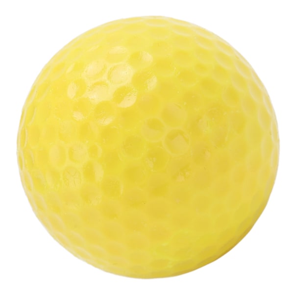 2 Layers Golf Flytende Ball Float Water Range Outdoor Sports Golf Practice Treningsballer Gul