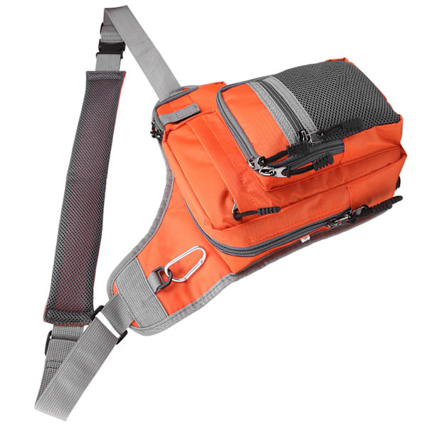 Fiskeveske Midje Utendørs Sport Multifuction Canvas for Sykling FjellklatringOrange