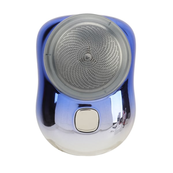 Elektrisk mini skægtrimmer til mænd USB genopladelig vandtæt bærbar rejselomme skægtrimmer til overskægstubbe Kropspleje Gradient Blå