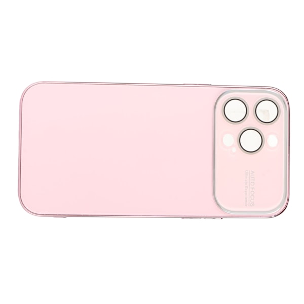 Elektropläterat phone case Stort fönsterobjektiv Kameraskydd Stötsäkert case Anti Scratch Rosa för IPhone 14 Pro