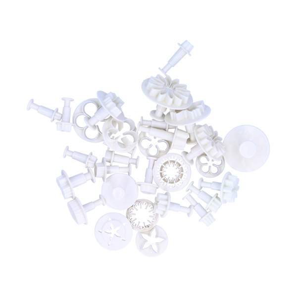 33PCS/Set Fondantkakformar Kakor Kexform Form Baka Tillbehör DIY Verktyg