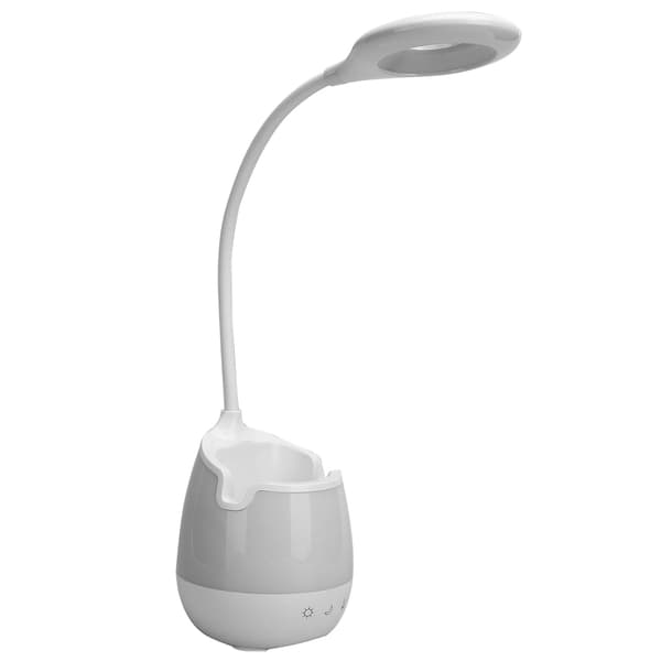 LED Touch Bordlampe med Bluetooth Højttaler Pen Holder RGB Natlys til Studier