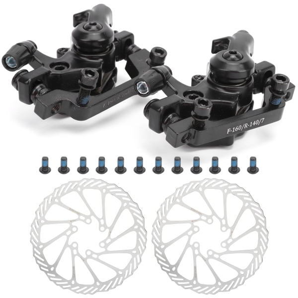 TOOPRE Skivebremsecaliper foran bak, sterk bremsekraft Universal for terrengsykkel