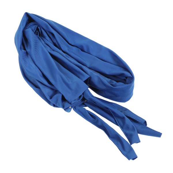 Horse Tail Wrap Förlängd elastisk flätad hästsvansväska för att hjälpa till att stöta bort mygg och förlänga Strike Range Blue