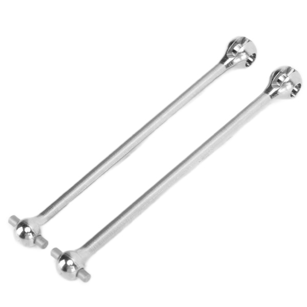 1 Par CVD Drivaxel RC Främre Hjuldriftaxel för TRAXXAS UDR Fjärrkontrollbil Silver