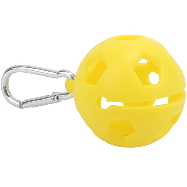 Golfpallon suojakuori silikoniholkin cover avaimenperällä golfharjoitustarvikkeella keltainen