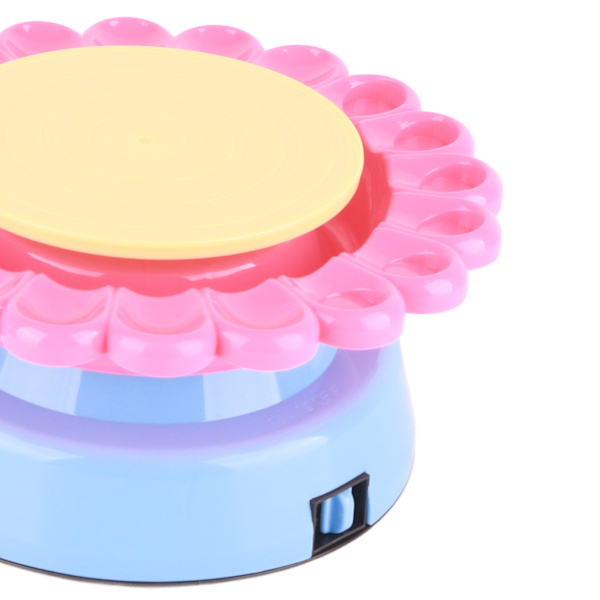 Keramikkit för barn DIY Rik färg Pedagogisk pysselverksamhet Lera modellering Lufttorkande keramikmaskin Rosa Blå