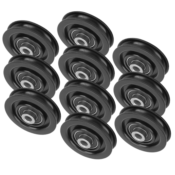 10 kpl Nylon Iron Fitness laakerihihnapyörä Kotikuntosalin lisälaitteet Harjoitusvoimaharjoittelutarvikkeet 75mm