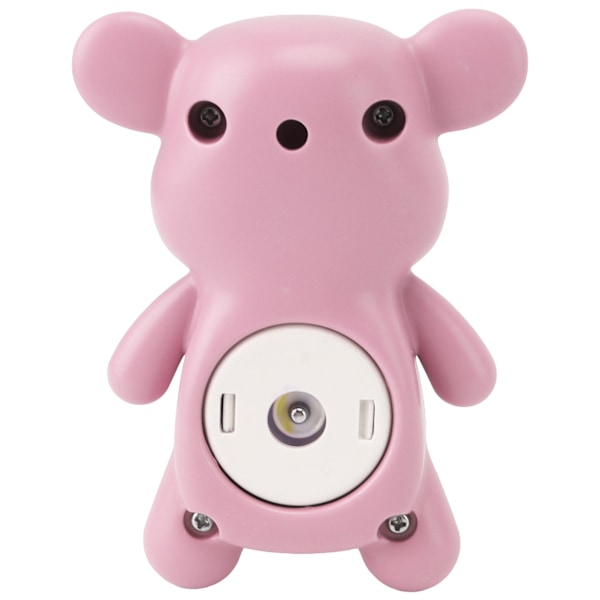 Digitalt Baby Badetermometer Bjørn Form Sikkerhedsskærm Vandtermometer Rumtemperatur Spædbarn Baby Badelegetøj Pink