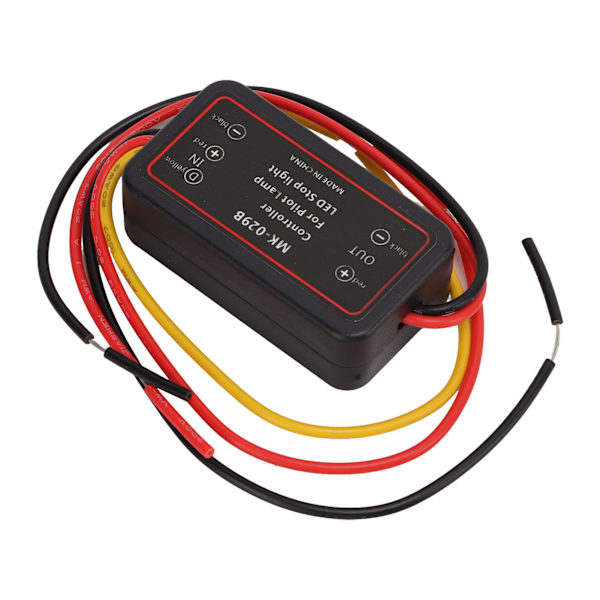 LED Stoppljuskontroller IP65 Vattentät 12V‑30V ABS Stroboskopmodul för Bakbromslampa MK-029B