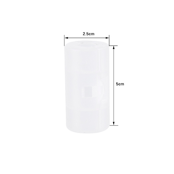 4 Pakke AA til størrelse C Batteriadaptere Holder Switcher Converter Cases Box Hvid