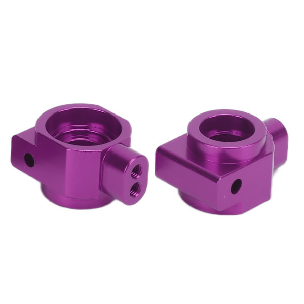 2 STK RC Bakakselholder Aluminiumslegering Bakakselholder for WLToys 104001 1/10 RC Bil Lilla