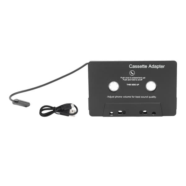 Bluetooth 5.0 Kassettadapter Multifunksjonell Håndfri Samtale HiFi Stereolyd MP3-spiller Opptak Bilkassett Lydmottaker