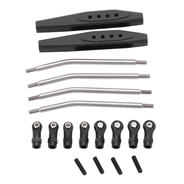 RC Metalliset takavetovarret jousituslinkkivivulla Axial RR10 90048 90053 RC-autolle, musta