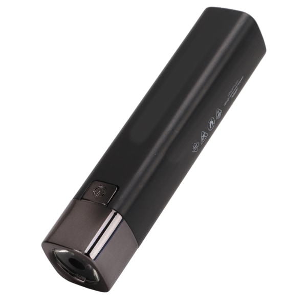 Ladattava Superkirkas Taskulamppu Mini USB Sähkötaskulamppu Virtapankkitoiminnolla Ulkoiluun Musta