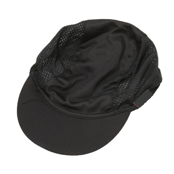 Running Mesh Hat Solafskærmning Svedabsorbering Åndbar Bærbar Mesh Hat til udendørssport Sort