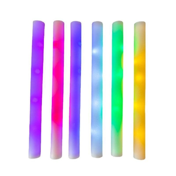 5-delad LED Foam Light Stick Set för blinkande ljus, disco, festivaler och presenter