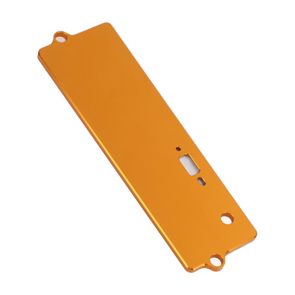Batteripladehus i aluminiumslegering til HSP 94122 94155 94166 94177 94188 1/10 RC Bil Dele Guld