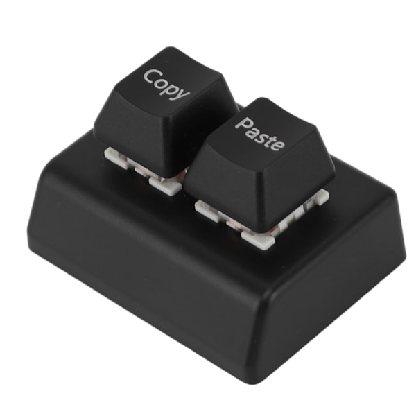 Programmerbar knappsats 2 nycklar Kopiera klistra Röd Switch USB C-anslutning Mini mekanisk knappsats för Gaming Office Media