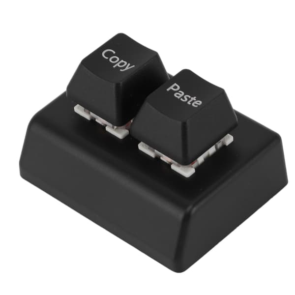 Programmerbart tastatur 2 taster Kopier Indsæt Rød Switch USB C-forbindelse Mini Mekanisk tastatur til Gaming Kontor Medier