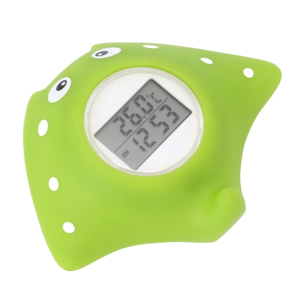 Babybadtermometer Alarm LCD-skärm Fiskformad Vattentät 0‑60 Grader Celsius Vattentemperaturtestare