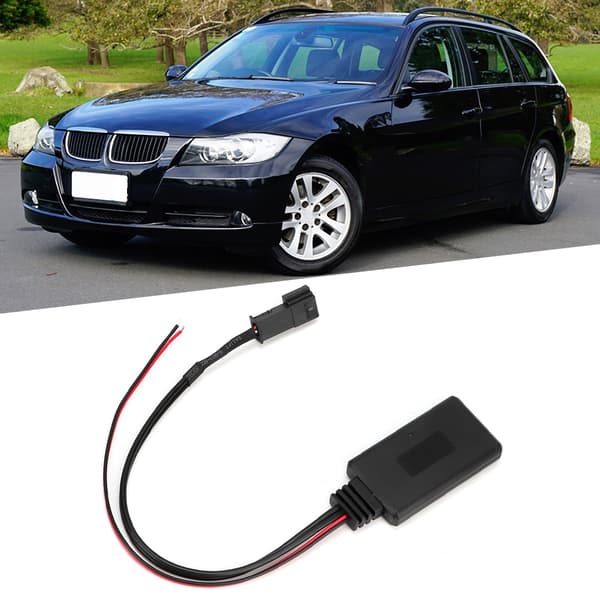 Kjøretøymontert Lydmodul AUX In-modul Kompatibel med Bluetooth Passer for E39 E46 E38 E53