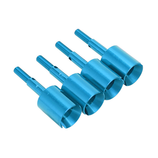 4 stk. RC Diff Cup Differential Joint Cup Aluminium Opgraderingsdel til Tamiya TT02 1/10 RC Køretøj Blå