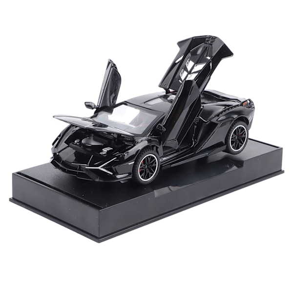 Seoska-automalli Simulaatio 1/32 Mittakaavassa Avattavat Ovet Koriste-esine Urheiluauto Mallilelu Musta