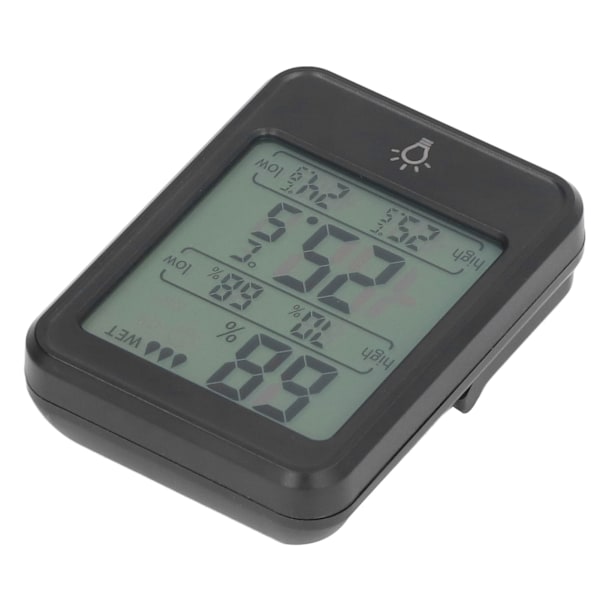 Digital termometer hygrometer professionell elektronisk fuktighetstemperaturmätare med LCD-display för inomhus utomhus