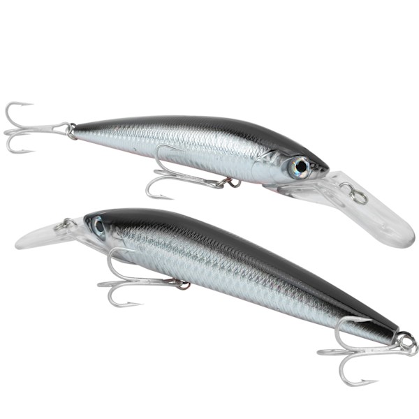 2kpl muovinen keinotekoinen simulaatio syväsukellus Minnow viehekalastustarvike4#