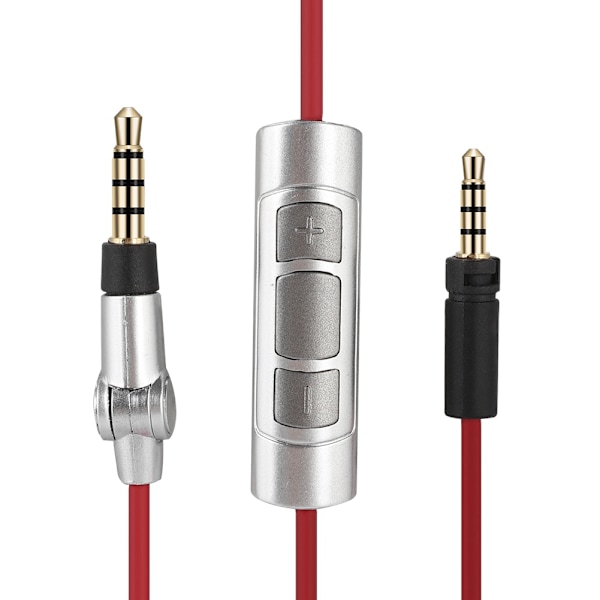 Øretelefonkabel for Sennheiser Momentum erstatningslydledning for Android iPhone (rød)