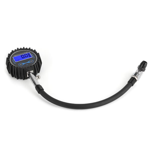 200PSI Dæktryksmåler LCD Digital Display 4 Enheder Bil Auto Motorcykel