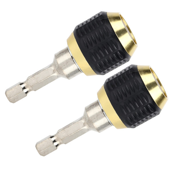 2PCS 60mm Borrchuck Hex Skruvmejsel Slagdrivrut Adapter 1/4 Hex Skaft Borrbit Verktyg