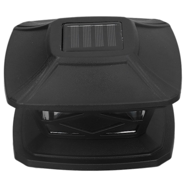 2set solcellsstolpar lampor LED-lampor 2 färger belysning uppladdningsbar IP44 vattentät PC-skal staketlampor för utomhusbruk