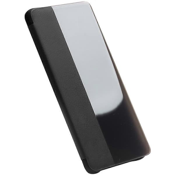 Til Huawei P30 Pro QIALINO Læder Sidevindue Smartphone Etui Black