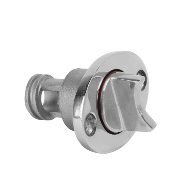 25 mm 1 tomme Afløbsprop Båd Drejningsrotation Korrosionsbestandighed Rustfrit Stål Bådprop til Bådtransom
