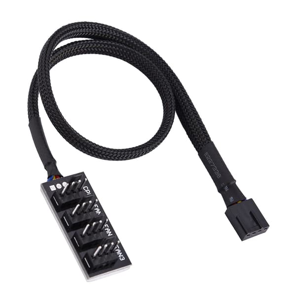 4-Pin Computer CPU/Case Fan Strømforsyning Multi Splitter Connector Kabel Adapter