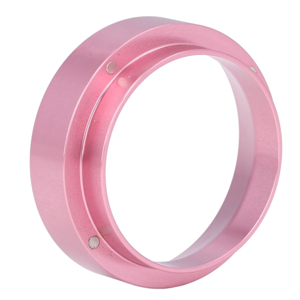 Annostelu suppilo, joka estää jauheen lentämisen, alumiiniseos, yleiskäyttöiset annostelu renkaat magnetismilla kotitalouksien kahvi Shoprose Pink 53MM