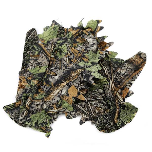 Pongee 3D Bekväm Leaf Camo Full Finger NonSlip Handskar Utomhus Jakt Tillbehör