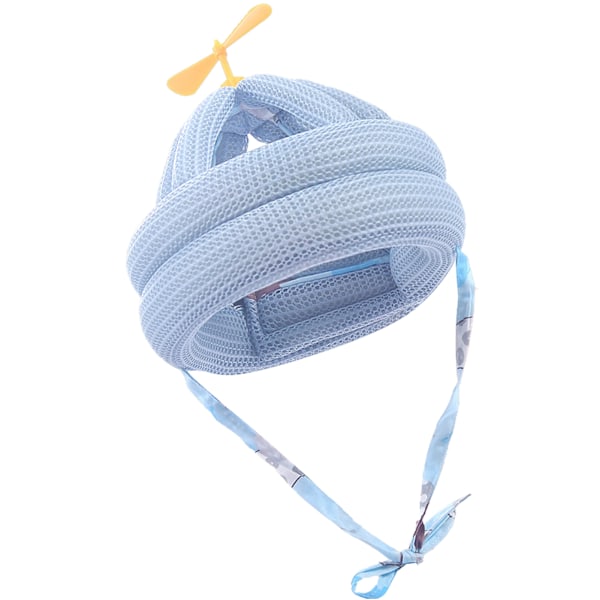 Baby Skyddshatt - Förhindrar Fall, Mjukt Justerbar, Huvudskydd för Småbarn, Krypande, Gående, Bambu Dragonfly Blå